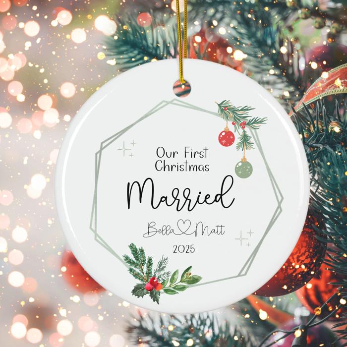 Dog or Cat Christmas Ornament; Personalized with Pet's Name; Green, Gray, Black or Brown Paw; Santa Hat, Bow, or Christmas Lights Accents