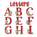  Personalized Boy Elf Child's Initial and Name Christmas Ornament; Custom Kid's Boy Elf Christmas Ornament; Gift Box Included