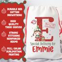  Personalized Special Delivery Girl Elf Design Santa Bag | Large and Small Bags