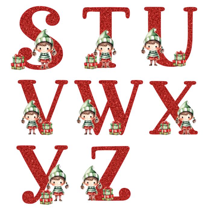 Personalized Special Delivery Girl Elf Design Santa Bag | Large and Small Bags