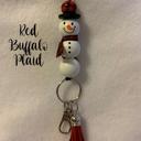  Christmas Snowman Lanyard; Red Buffalo Plaid Lanyard; Black Buffalo Plaid Lanyard; Teacher Coworker Gift