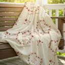  Personalized Couples Blanket | Custom Red Heart Wreath Design 