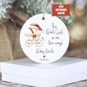  Expecting Parents Personalized Christmas Ornament | Custom Pregnancy Announcement Ornament 