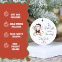  Expecting Parents Personalized Christmas Ornament | Custom Pregnancy Announcement Ornament 