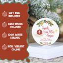  Personalized Engaged or Married Couple Christmas Ornament: Magical Fairy Tale Wedding Keepsake; Includes Couple's Names and Date of Engagement or Marriage; Gift Box Included