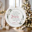  Christian Scripture Ornament | Religious Holiday Decor | Faith-Based Christmas Gift | Matthew 1:21 |Gift Box Included