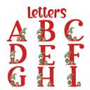  Personalized Special Delivery Boy Elf Design Santa Bag; Child's Fabric Christmas Gift Bag with Child’s Initial & Name; Large and Small Bags