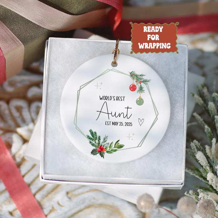 Personalized World's Best Grandma, Grandpa, Aunt, Uncle, Daughter in law, Mother-in-Law, or other special role; Includes established date