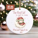  Personalized Grandparents-to-Be Christmas Ornament | Pregnancy Announcement Ornament | Baby Reveal Gift | Twin Options Available