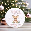  Personalized Grandparents-to-Be Christmas Ornament | Pregnancy Announcement Ornament | Baby Reveal Gift | Twin Options Available