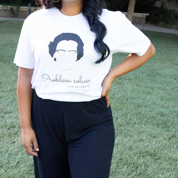 Katherine Johnson Problem Solver T-shirt, Mathematician shirt, Nasa girl tee, Inspiring women top, Hidden Figures t-shirt, Smart girl tee