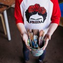  Free as Frida T-shirt, Frida Kahlo tee, Frida Kahlo art, Frida Kahlo clothing, Girl Power T shirt, Latin Graphic Tee, Mexican Frida shirt