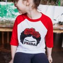  Free as Frida T-shirt, Frida Kahlo tee, Frida Kahlo art, Frida Kahlo clothing, Girl Power T shirt, Latin Graphic Tee, Mexican Frida shirt