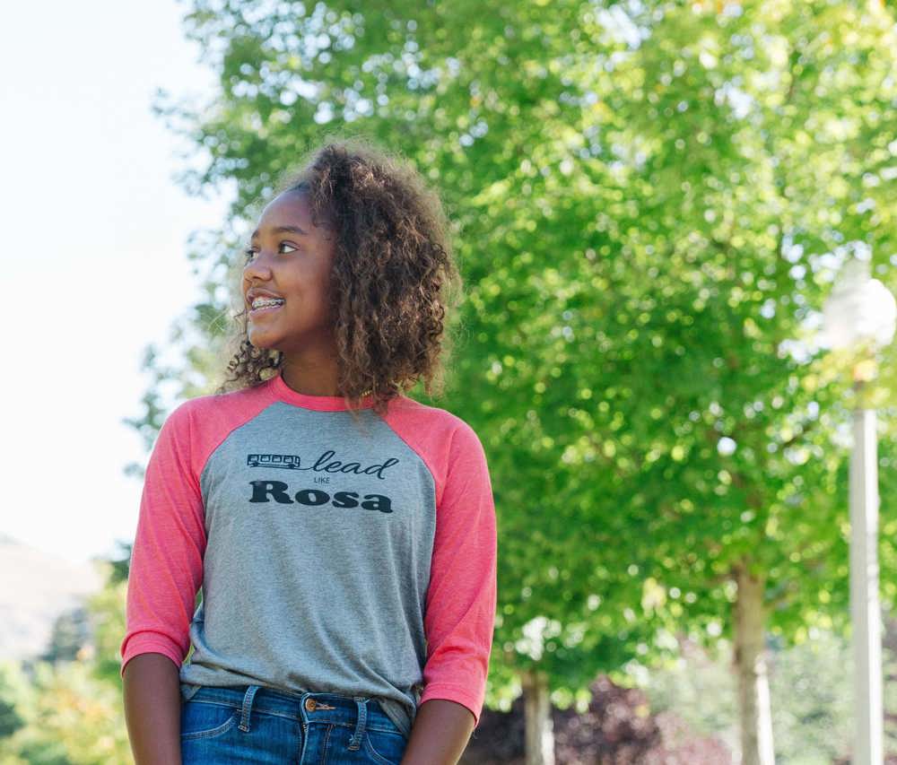 Rosa Parks T-shirt, Empowered Women tee, Inclusive t-shirt, Girl power shirt, BLM t-shirt, Women in history, Black women tee, Kid tee