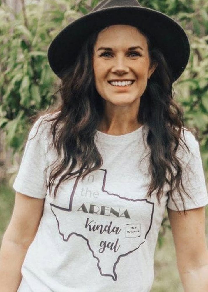 In the Arena Kinda Gal t-shirt, Brene Brown tee, Texas t-shirt, Teddy Roosevelt quote top, Mom shirt, Shirt for Women, Inspiring Women tees