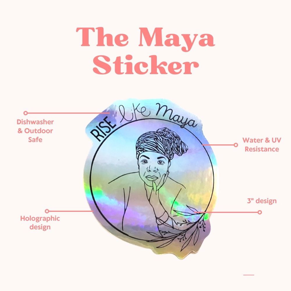 Girl Gang Sticker Pack; Trendy waterproof stickers, RBG Sticker, Dolly Parton Sticker, Maya Angelou sticker, Feminist laptop waterbottle sticker