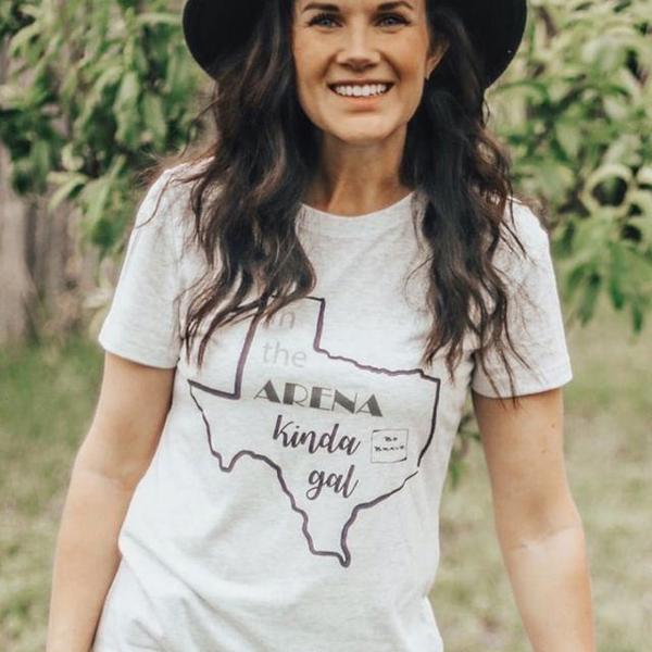 In the Arena Kinda Gal t-shirt, Brene Brown tee, Texas t-shirt, Teddy Roosevelt quote top, Mom shirt, Shirt for Women, Inspiring Women tees