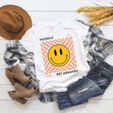  Friendly But Awkward Shirt; Smiley Face Graphic T-shirt; Funny and Friendly Tee; Tween Girl Popular graphic T-shirt; Teen Girl Apparel Gift