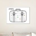  US Travel Poster Bucket List; Traveler Bullet Journal; US Family Travels Wall Decor; Gift of Experience Travel Poster with Stickers