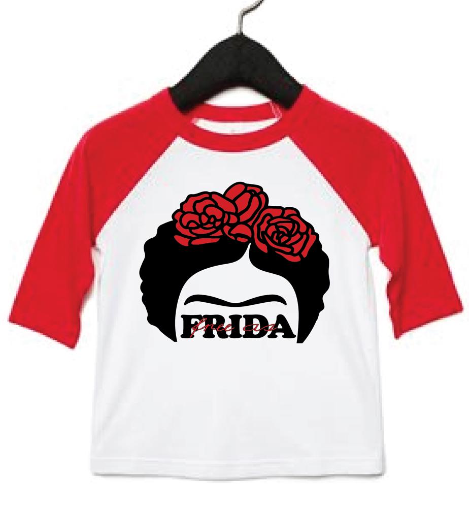 Free as Frida T-shirt, Frida Kahlo tee, Frida Kahlo art, Frida Kahlo clothing, Girl Power T shirt, Latin Graphic Tee, Mexican Frida shirt