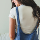 Blue Small Freddie Adjustable Strap Jumpsuit