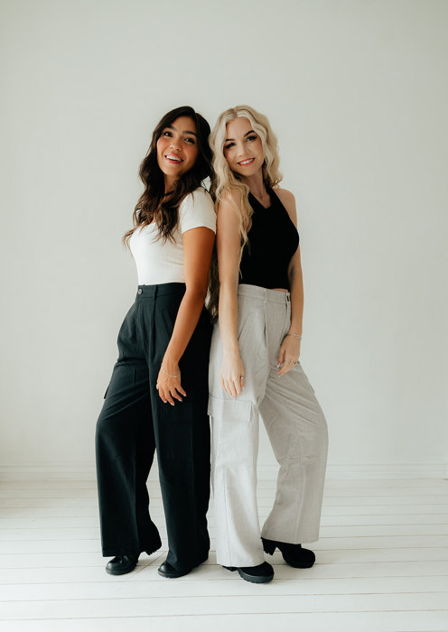 Heather Woven Cargo Trousers