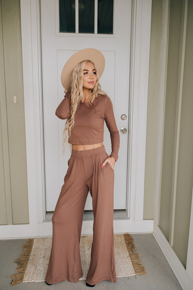 Amari Wide Leg Pant Set