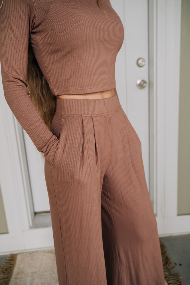 Amari Wide Leg Pant Set