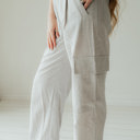  Heather Woven Cargo Trousers