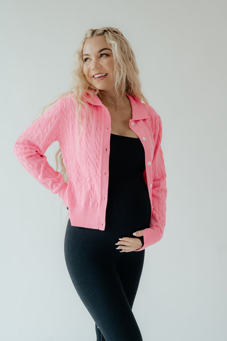 Pretty In Pink Cardigan