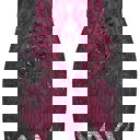  Plus Size 1920s Flapper Dress – Burgundy Sequin Beaded Fringe Cocktail Party Dress