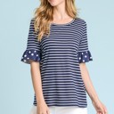  Andree Ruffled Sleeved Stylish Women's Top