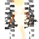  Toddler Girls’ Black and White Plaid Dress – Open Back Twirl Dress