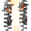  Toddler Girls’ Black and White Plaid Dress – Open Back Twirl Dress