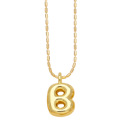 B DaniEmCo Trendy Waterdrop Necklace | Personalized Initial Letter | Gold Finish