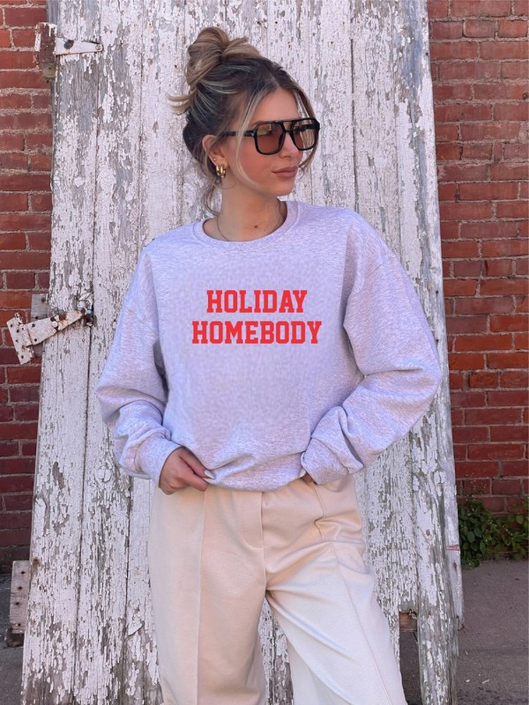 DaniEmCo HOLIDAY HOMEBODY Sweatshirt | Cozy Winter Fleece Crewneck