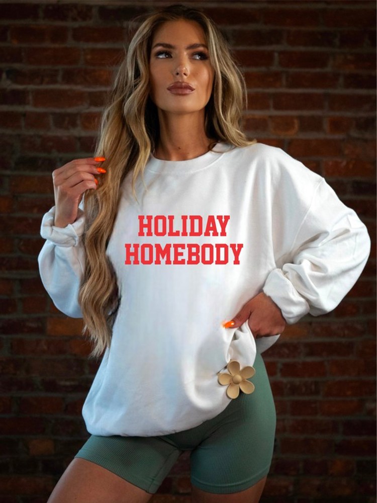 DaniEmCo HOLIDAY HOMEBODY Sweatshirt | Cozy Winter Fleece Crewneck