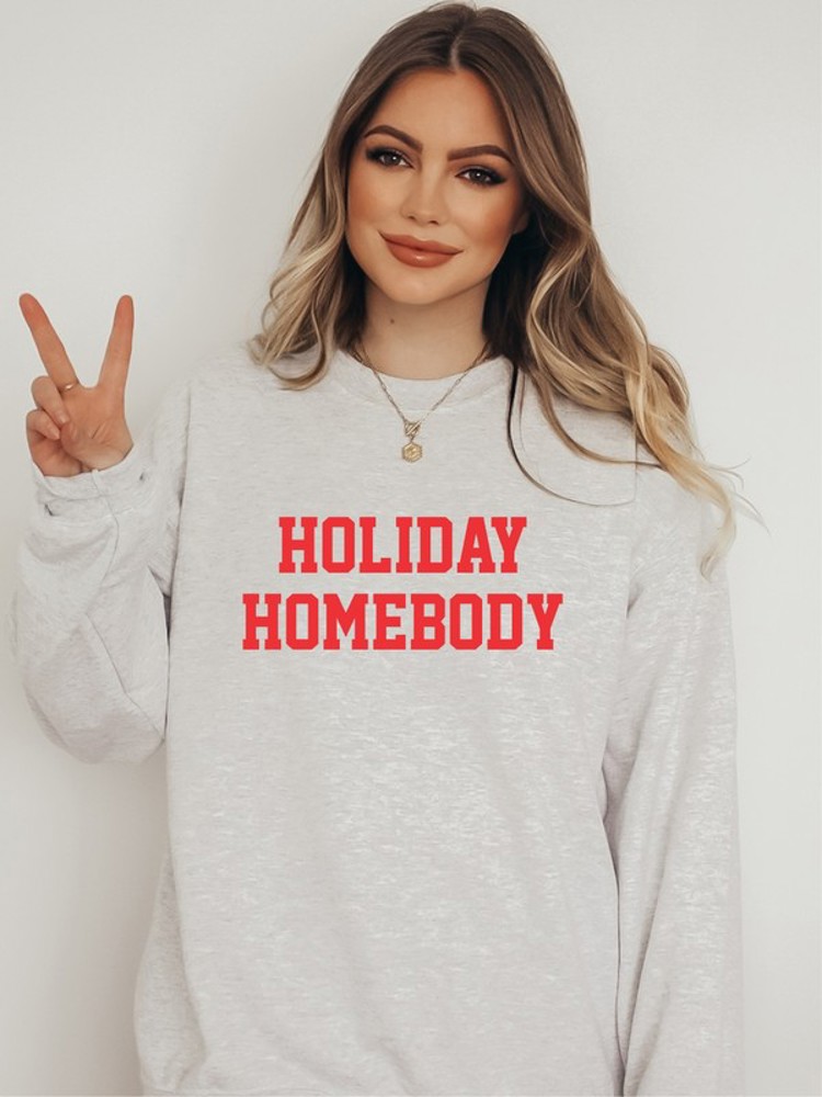 DaniEmCo HOLIDAY HOMEBODY Sweatshirt | Cozy Winter Fleece Crewneck