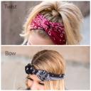  DaniEmCo BANDANA Hair Headbands | 2 Pack | Twist & Bow Collection | Boutique Headband Style