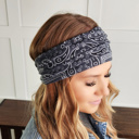  DaniEmCo WIDE Bandana Headbands | 2 Pack | Everyday Boutique Style