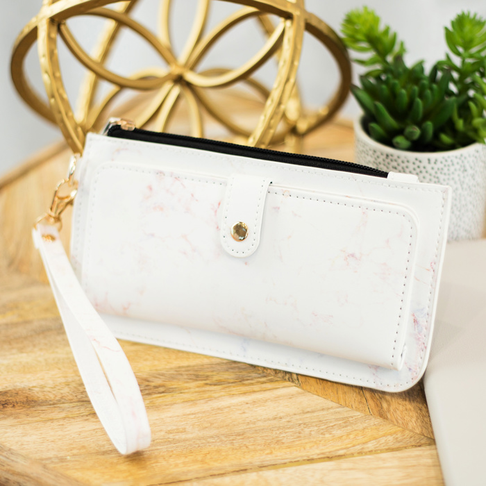 DaniEmCo BELLA WALLET | Grab & Go Wristlet | Vegan Leather | Zipper Boutique Wallets 