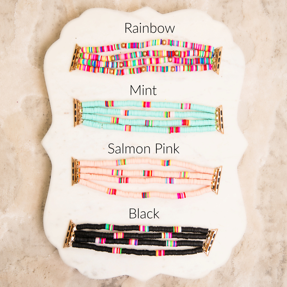 DaniEmCo BOHO APPLE WATCH BANDS | Reinforced Stretch Elastic Bracelet | Boutique Style