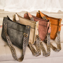  DaniEmCo CALLISTA Vegan Leather Crossbody Bag | Animal Strap | Optional Monogram | Personalized Handbag