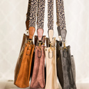  DaniEmCo CALLISTA Vegan Leather Crossbody Bag | Animal Strap | Optional Monogram | Personalized Handbag
