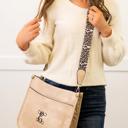  DaniEmCo CALLISTA Vegan Leather Crossbody Bag | Animal Strap | Optional Monogram | Personalized Handbag