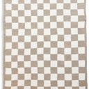 Checker Beige DaniEmCo LUX BLANKET Collection | Cozy Season Gift | Luxury Soft