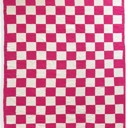 Checker Hot Pink DaniEmCo LUX BLANKET Collection | Cozy Season Gift | Luxury Soft