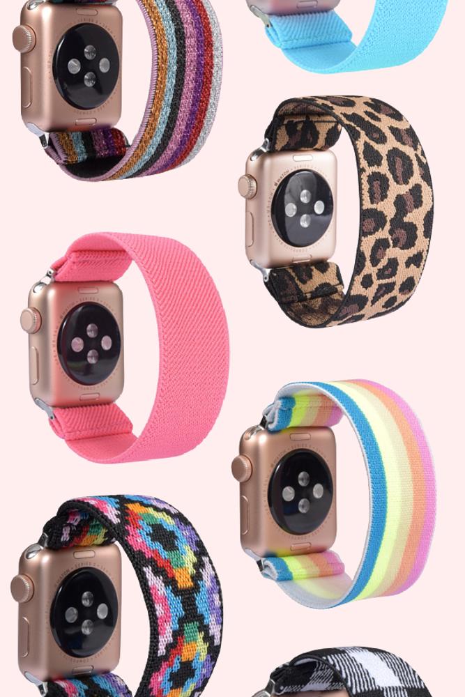 DaniEmCo Elastic Apple Watch Bands | Easy Stretch Fit | Comfortable Apple Watch Band