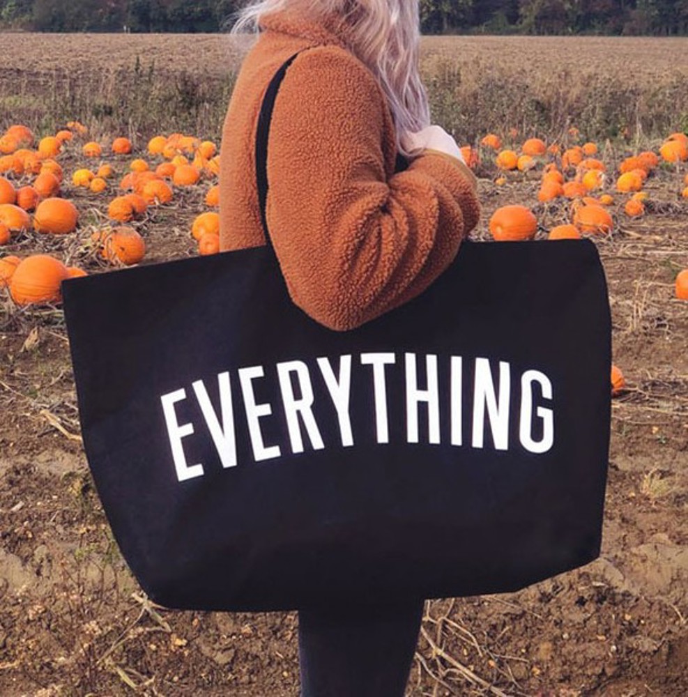 DaniEmCo Everything Tote | Canvas XL Carry All Bag | Load & Go Open Tote