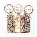 Snake DaniEmCo GEORGIA KEY RING BANGLE WALLET | Holds CC | Zipper Pocket